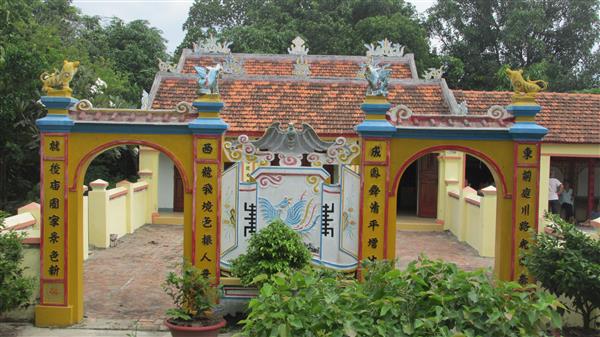 Mặt bằng tổng thể miếu Tam Tòa