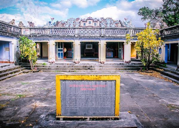 Mặt bằng tổng thể đình Tân Mỹ